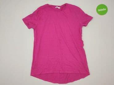 zara koszulka z prązkowanej dzianiny: Zara, T-shirt damski, M — 2