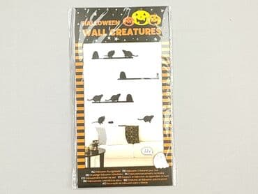 Домашній декор: Zestaw naklejek ściennych „Halloween Wall Creatures”. Czarne sylwetki — 2