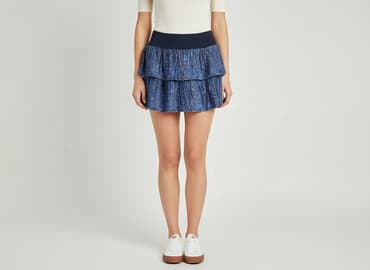 spódniczka alex biało niebieska: Orsay, Spódnica damska, rozmiar L — 9