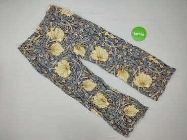 legginsy damskie kwiaty: Spodnie materiałowe damskie, rozmiar S — 3