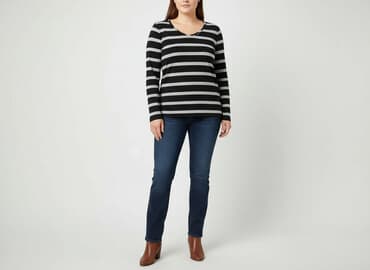 koszulki z długim rękawem damskie armani exchange: SIMPLE, T-shirt damski, rozmiar 2XL — 6