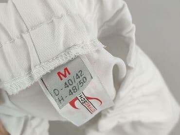 biale obcisla bluzki: White, Spodnie dla mężczyzn, rozmiar M — 4
