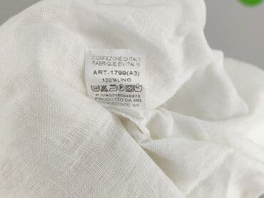 bluzki z lnu na lato: ITALY FASHION, Bluzka damska, One size — 5