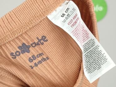 pluszowa kurtka z kapturem: Spodnie dresowe, So cute, 3-6 miesięcy, stan - Idealny — 4