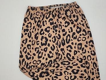 spodnie w panterkę pull and bear: Spodnie materiałowe damskie, rozmiar XL — 1