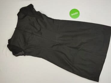 czarna sukienka z przezroczystymi rękawami: QUIOSQUE, Women`s dress, size M — 4