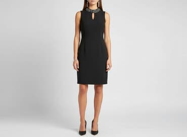 sukienka dekolt halter: Sukienka damska, rozmiar M — 1