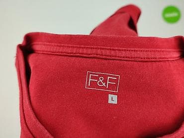 jeansy bez elastanu: F&F, Koszulka dla mężczyzn, rozmiar L — 5