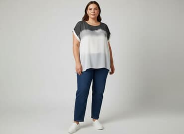 marynarka damska w jodełkę: Imię, Bluzka damska, 5XL — 6