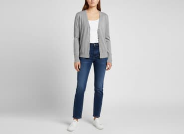 kurtka szara zara: Zara, Kardigan damski, rozmiar M — 6