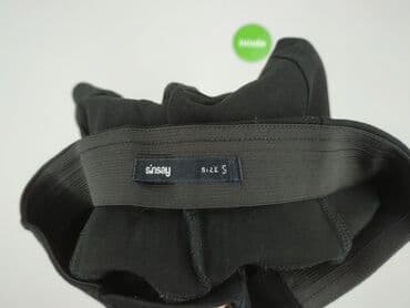 czarne cargo pull and bear: Лосини розмір S — 4