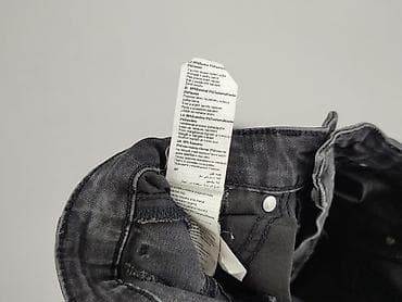czarne converse na platformie: Jeansy damskie, rozmiar S — 6