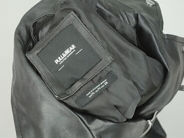 koszulki z motywem motocyklowym: PULL&BEAR, Kurtka skórzana damska, M — 4