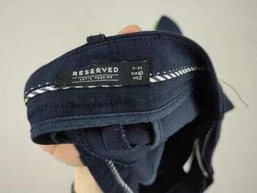 reserved spodnie dzianinowe: Reserved, Spodnie materiałowe damskie, rozmiar L — 4
