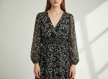 sukienki na wesele z narzutkami: Reserved, Women`s dress, size S — 1