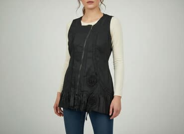 zara kamizelka haftowana: Kamizelka damska, rozmiar 3XL — 7