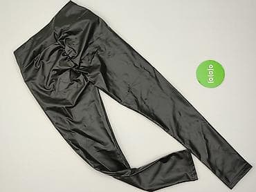 buty na platformie: Legginsy Ze skóry ekologicznej damskie, rozmiar M — 3