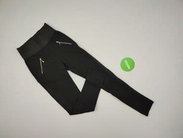 czarne t shirty basic: Leggings Elegant for women, size S (EU 36) — 2