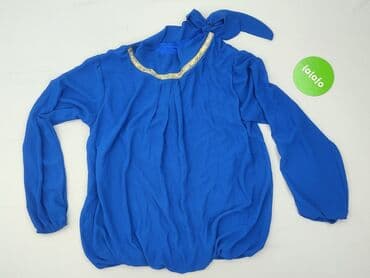 paznokcie do niebieskiej sukienki: Bluzka damska, S — 2