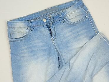 leopard jeans: Jeansy damskie, rozmiar M — 1