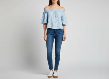 bluza odkryte ramiona: Mango, Bluzka damska, rozmiar M — 1
