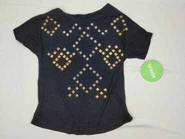 czarne t shirty i marynarka: T-shirt damski, rozmiar S — 2