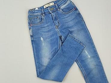 Spodnie jeansowe, H&M, 8 lat, 128, stan - Bardzo dobry