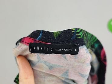 bluzki czarne oversize: Mohito, T-shirt damski, rozmiar L — 4