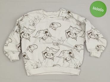koszulka z kotem 3d: Sweatshirt, Reserved, 4-5 years, 104-110 cm, condition - Very good — 2