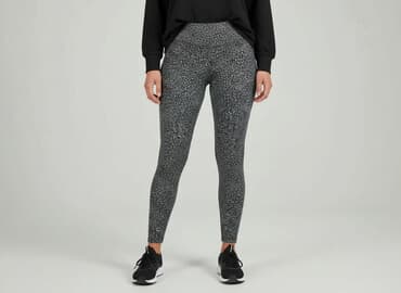 czarne legginsy push up legginsy podkreślające pośladki: Legginsy Sportowe damskie, XL — 7