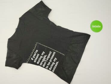 bluzka z dlugim rekawem czarna: Tunika damska, rozmiar L — 2