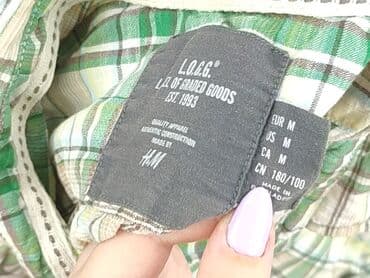 obcisłe koszulki: Shirt for men, M (EU 38), H&M, condition - Very good — 5