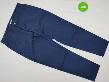 granatowe chinosy damskie: Orsay, Spodnie materiałowe damskie, rozmiar L — 2