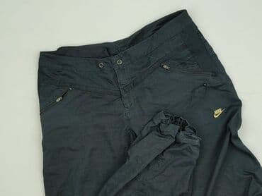 spodnie czarne tech fleece: Nike, Spodnie materiałowe damskie, rozmiar S — 1