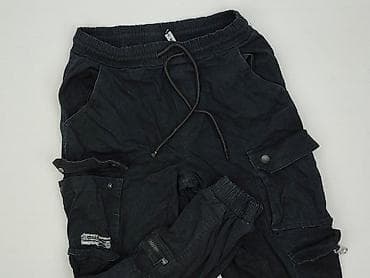 amisu cargo pants: Męskie spodnie cargo jogger FB Sister, rozmiar M - Kolor: czarny — 1