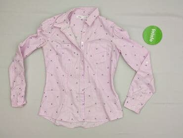 rozowa koszula w paski zara: Sinsay, Koszula damska, rozmiar 2XS — 3