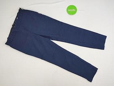 teksasy spodnie: Zara, Spodnie materiałowe damskie, rozmiar M — 2