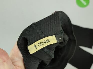 ochnik czarne klapki: Ochnik, Spodnie materiałowe damskie, rozmiar One size — 4