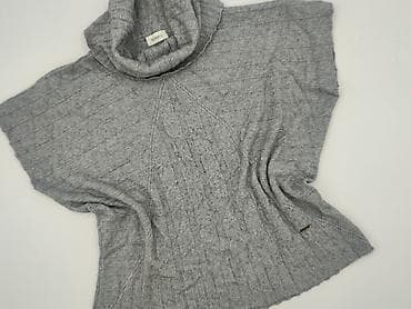 sweter dekolt serce: Ponczo damskie, rozmiar One size — 1