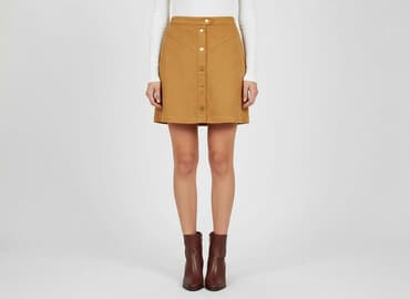 długie żółta spódnice: H&M, Women`s skirt, size S — 1