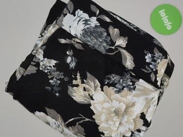 czarne spodnie z wysokim stanem reserved: Spodnie materiałowe damskie, L — 6