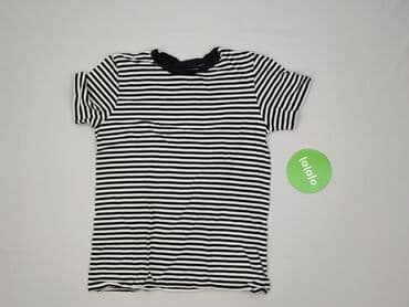 czarne t shirty w serek damskie: Selected Femme, T-shirt damski, rozmiar XS — 2