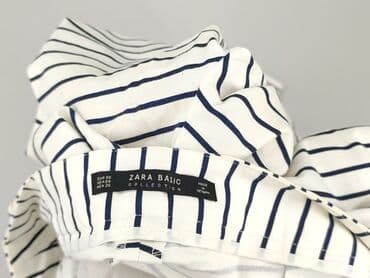 zara spodnie z lampasami: Zara, Material trousers for women, size S — 5