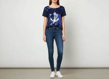 koszulka zeglarska: S.Oliver, Bluzka damska, rozmiar M — 6