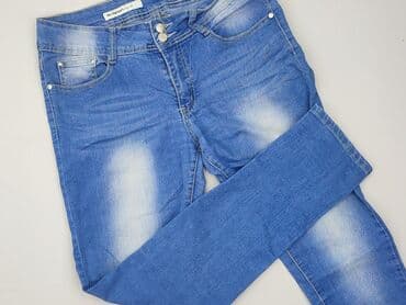 czerwone jeansy damskie: Re-Dress, Jeansy damskie, rozmiar M — 1