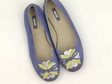 mokasyny do sukienki: Ecco, Ballerinas for women, 35, condition - Very good — 1