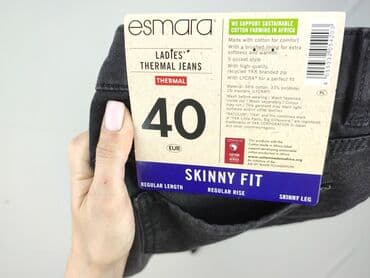 джинси жіночі сінсей: Esmara, Material trousers for women, size L (EU 40) — 5