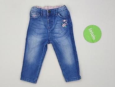 bluza hello kitty cropp: Spodnie jeansowe, So cute, 9-12 miesięcy, stan - Idealny — 2