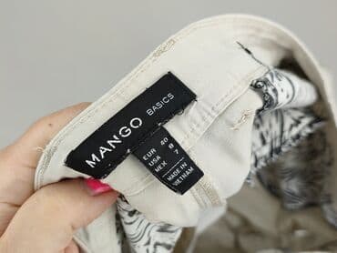 damskie spodnie chinosy: Mango, Spodnie materiałowe damskie, rozmiar L — 4