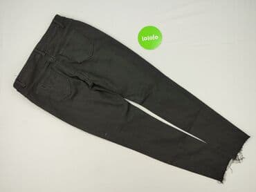 czarne jeansy z dziurami: SZACHOWNICA, Jeansy damskie, rozmiar S — 3